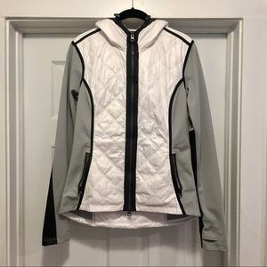 Quilted Athleta Hooded Jacket